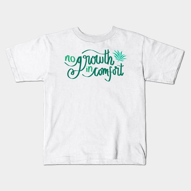 No growth in comfort Kids T-Shirt by Bouquet of love